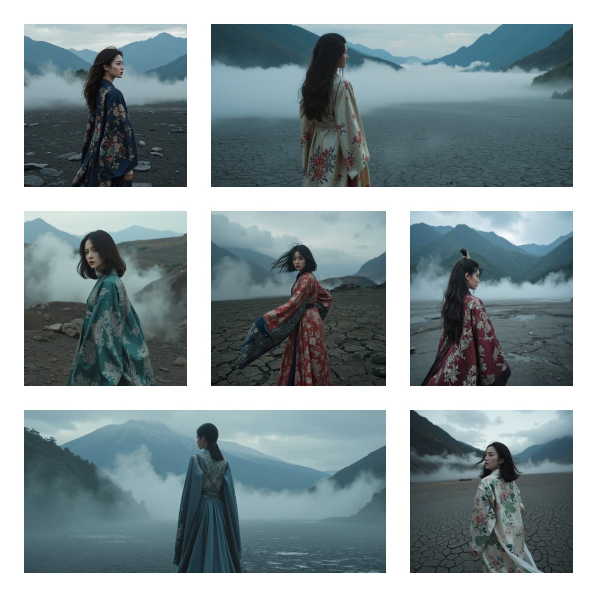 Ashen Dreams — Пак из 15 кинематографичных обложек в восточном стиле