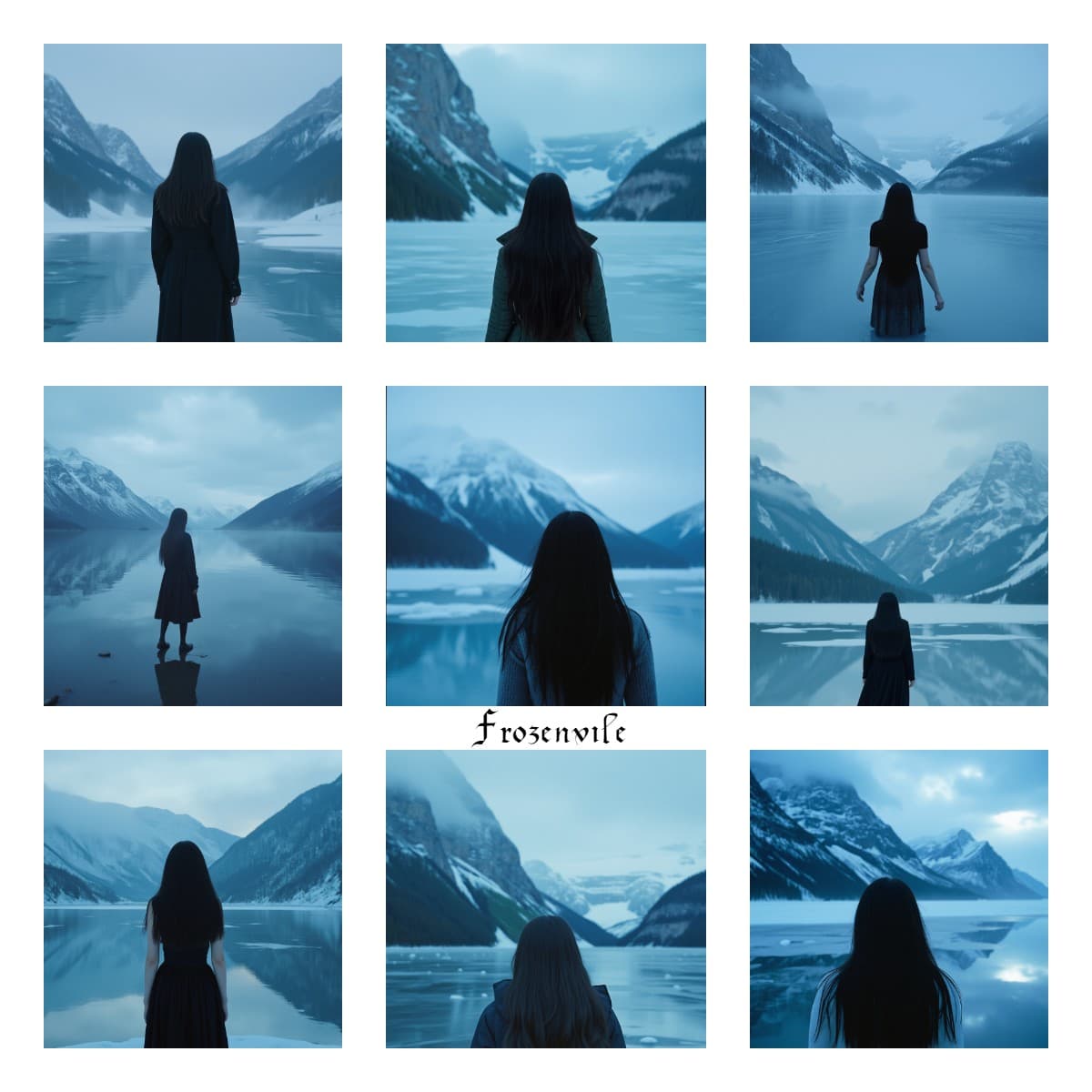 Echoes in Ice: Пак мрачных обложек для дарк эмбиент треков