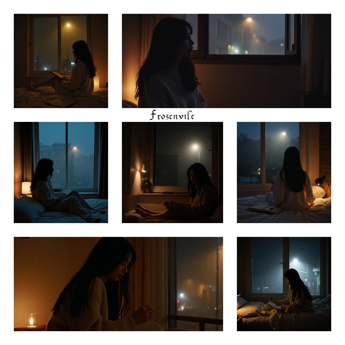 Ночные Размышления: 15 Обложек в Атмосфере Тишины и Света