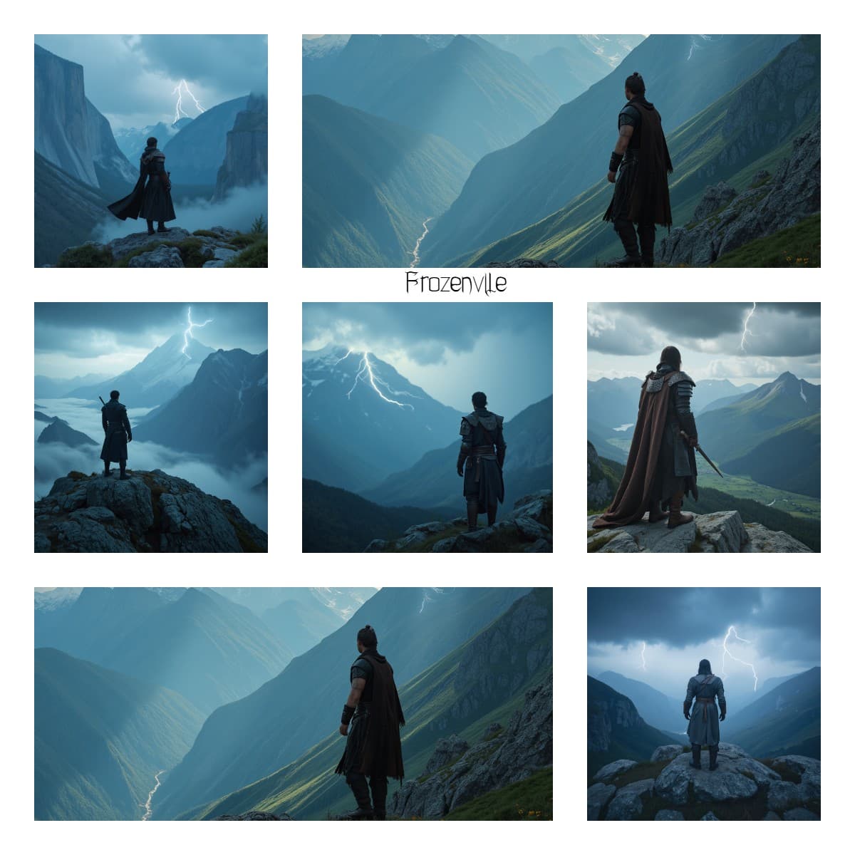 “На краю бури” — эпические обложки в стиле фэнтези