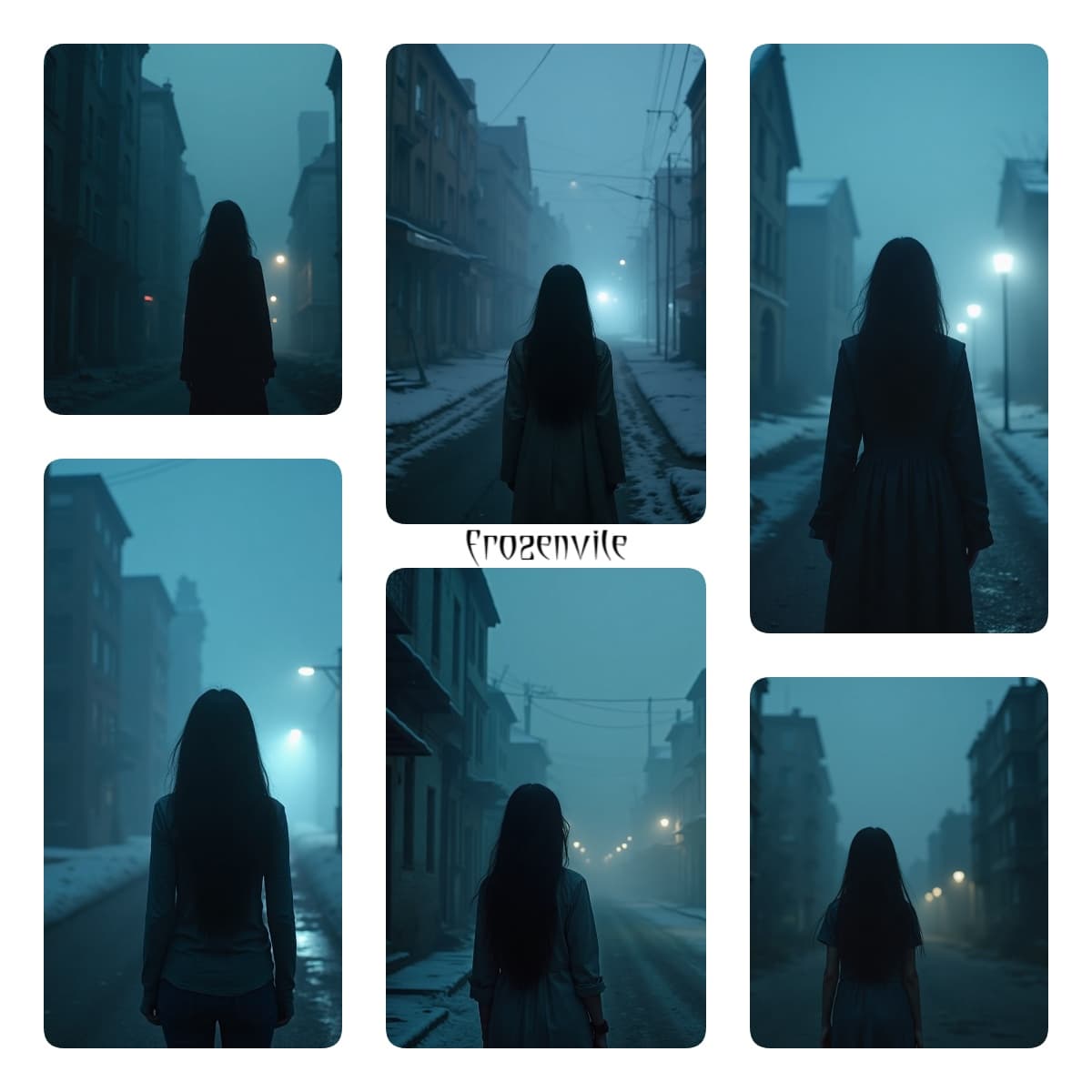 Frozen Echoes — кинематографичные туманные обложки