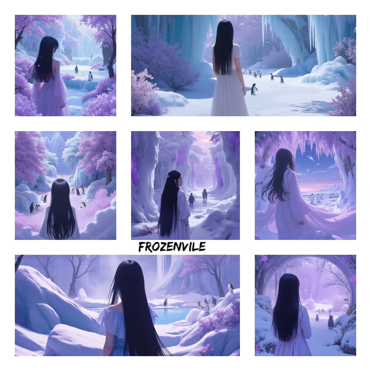 Замороженный сад грёз: паки обложек с магической атмосферой