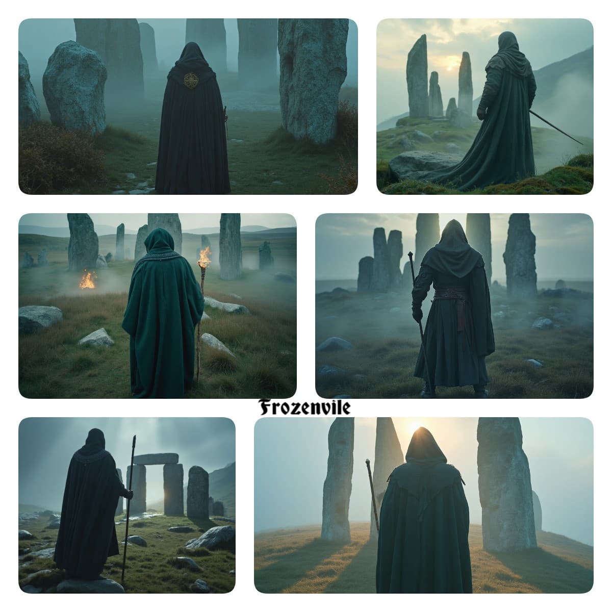 Мистический кельтский путь — пак обложек в стиле фэнтези